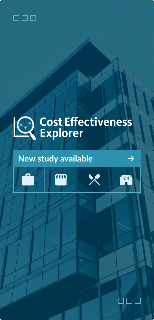 Cost Effectiveness Explorer new data