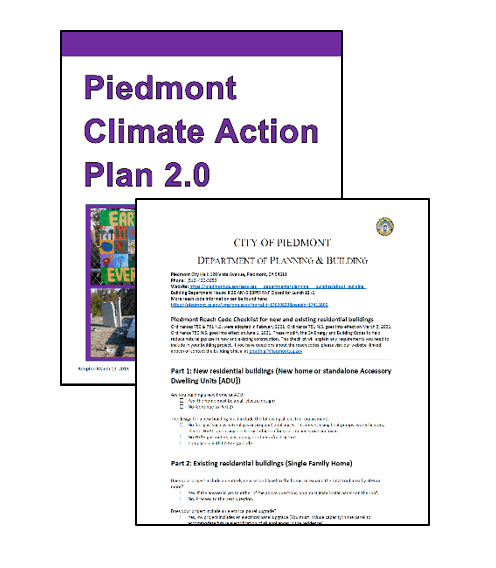 Piedmont Climate Action Plan and compliance tools