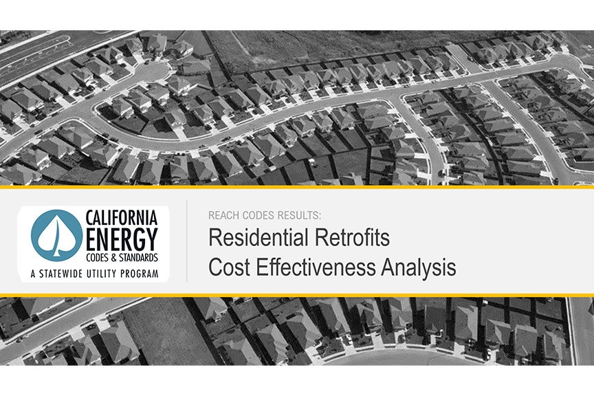 Residential Retrofit Cost Effectiveness Analysis